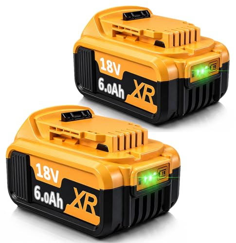 Image of 2X 18V replacement battery for dewalt 18V batteries DCB182 DCB184 DCB200 DCB184 DCB101 DCB107 DCB112 DCB105 DCB115 DCB203 battery for power tools