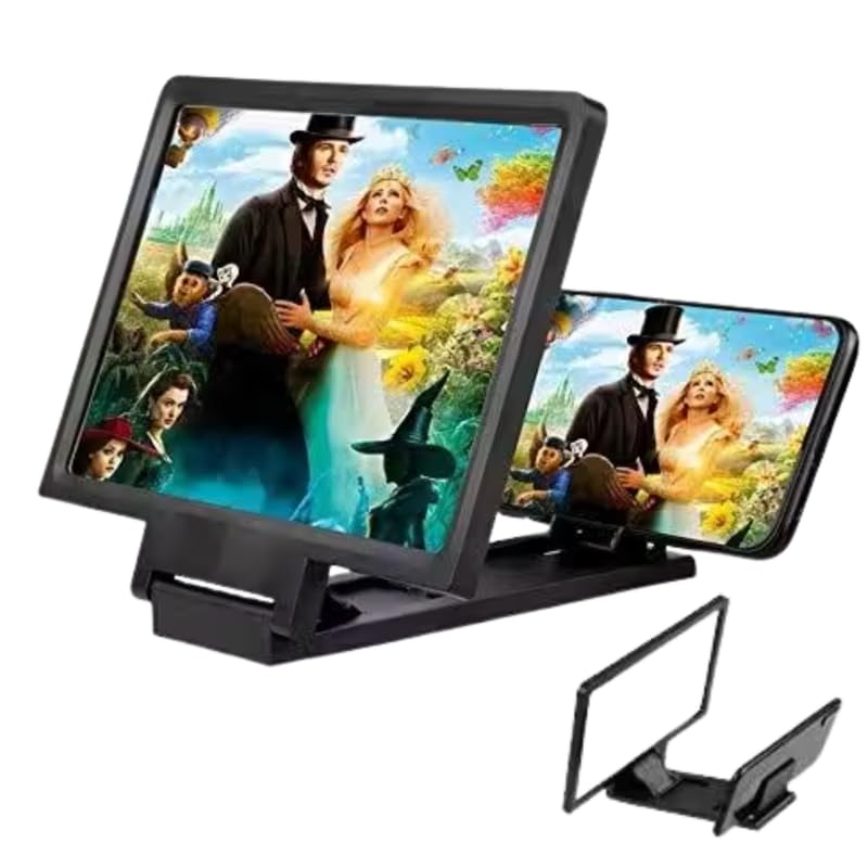 Drumstone 𝟏𝟓-𝐘𝐞𝐚𝐫 𝐖𝐚𝐫𝐫𝐚𝐧𝐭𝐲 HD Mobile Phone Screen Magnifier | 3D Foldable Screen Enlarger for All Smartphones | Eye Protection, Anti-Glare for Movie Watching, Travel, Home Use-image-45