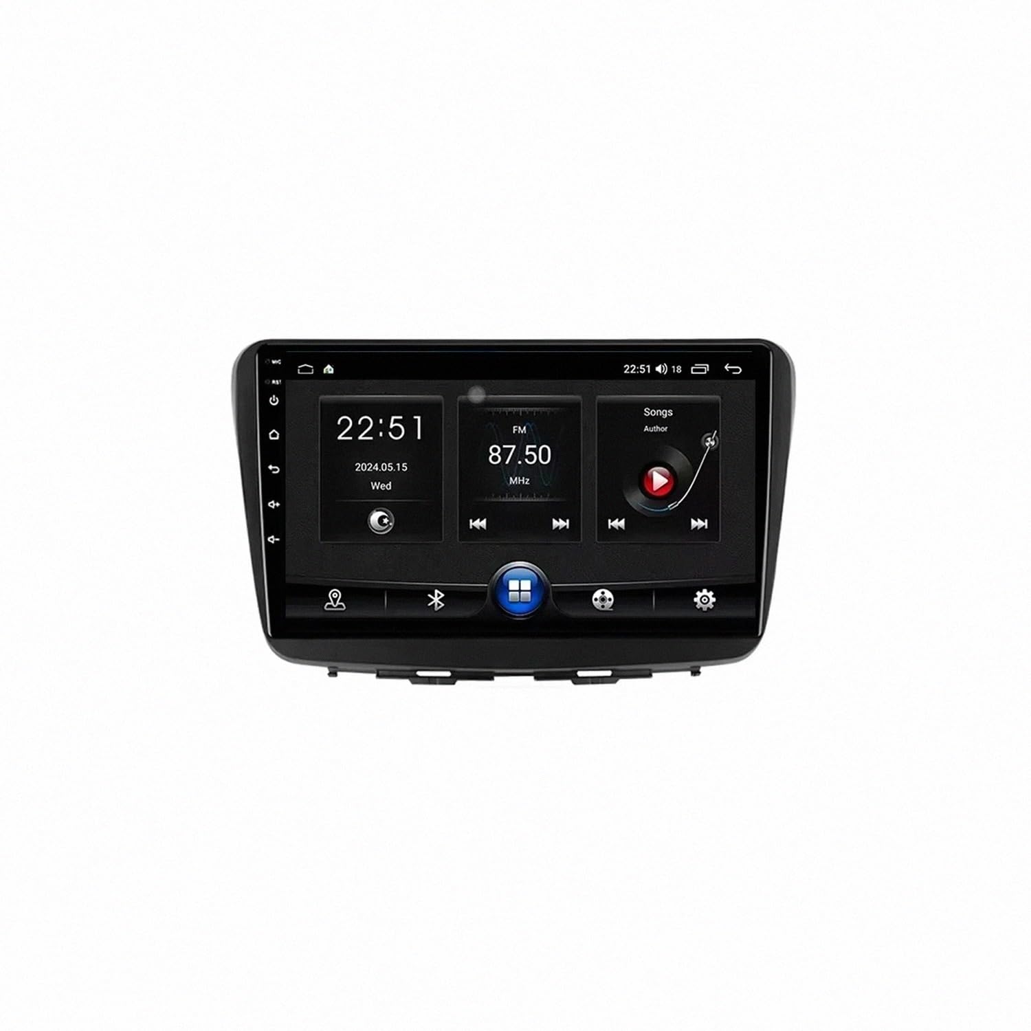 Car Stereo Carplay Radio de Coche para Suzuki Baleno 2016-2019 Soporta Bluetooth, Control Volante, USB, WiFi, 4G, Mirror-Link, GPS Navegador/Radio FM, 4 Nuclear 4G+64G