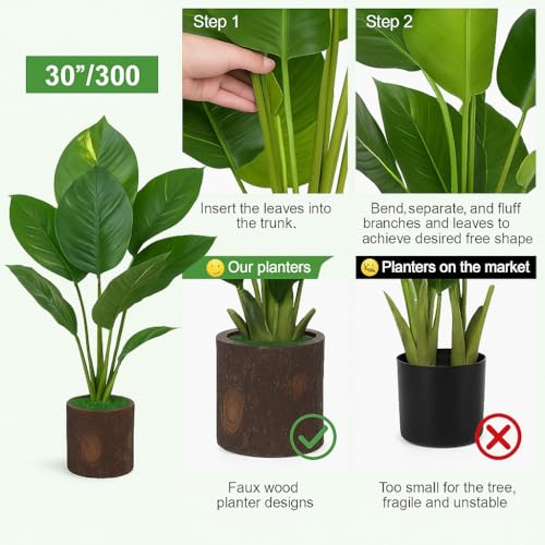 Image of Artificial Bonsai Plant for Home Decor | 12 Patta Realistic Artificial Money Plant with Pot | Office Table Desk Decorative Plant | 30 cm-Green