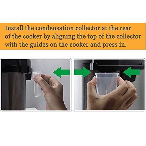 Wishdirect Original Condensation Collector Compatible With Instant Pot 5, 6, 8 Quart Duo, Duo Plus, Ultra, Lux - 2 Pcs #TOP6