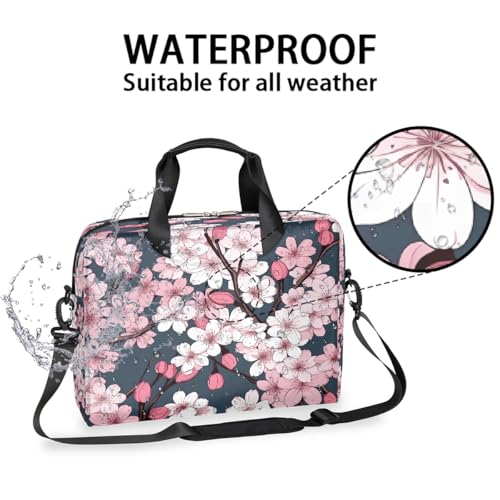 Bolso para portátil con diseño floral Cherry Blossom miniatura 3