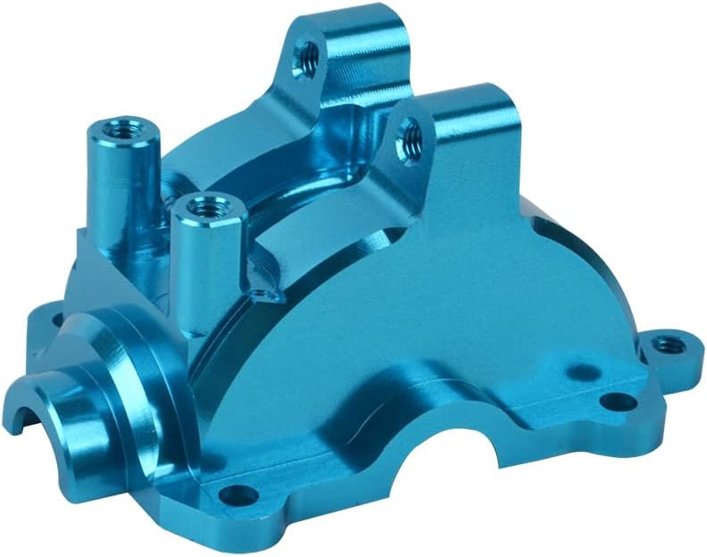 Aluminum Front Rear Differential case Gearbox Cover Upper for Tamiya TT-02 TT-02D TT-02B TT-02FT Upgrade Parts (Blue)