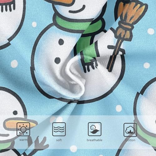 Girls' Triangle Panties Briefs Underwear for Girls Snowmen3