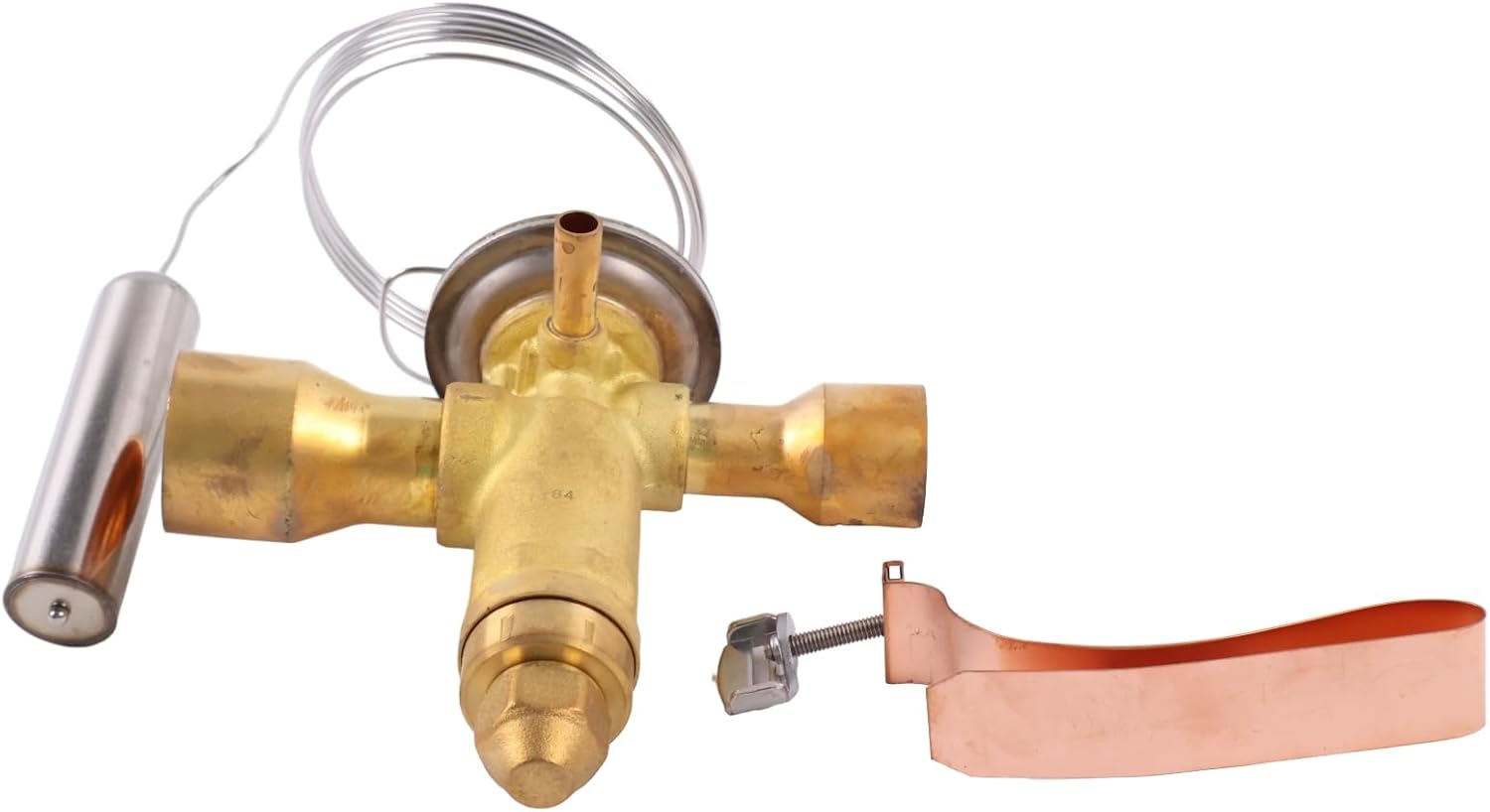 Thermostatic Expansion Valve 067N2163 18TR Compatible With Danfoss TGE R22/R407C 7/8x1-1/8 in