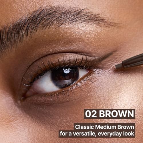 Image of CLIO Sharp So Simple Waterproof Pencil Liner, 2mm Ultra-Slim Thin Precision Tip, Tug Free Glide, Smudge Proof Long Wear Formula, Safe for Sensitive Eyes, Easy Control For Daily Makeup (002 Brown)