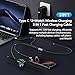 72W Super Fast Charging 3-in-1 Multi Charging Cable, Dual USB-C Ports for iWatch Ultra/SE/10-1/iPhone 17/16/15 Pro, Multi Charger for Apple Watch, Galaxy Phone Travel Essentials