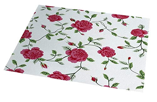 Preisvergleich Produktbild WENKO Waschmaschinen-Auflage Rosen