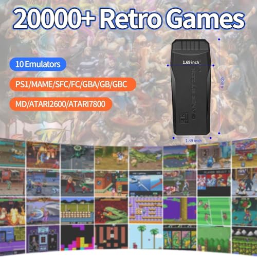 Viart-Creation-Video-Games-for-Kids-Wireless-Video-Games-for-tv-Gaming-64GB-Old-School-Station-Video-Game-HD-Games-Console-Built-in-21000-Game-Console-HDMI-Output-TV-Video-Game-Console