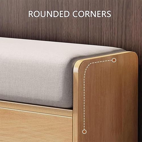 Banc d'assise et casier de rangement long pour l'entrée de la maison - 7