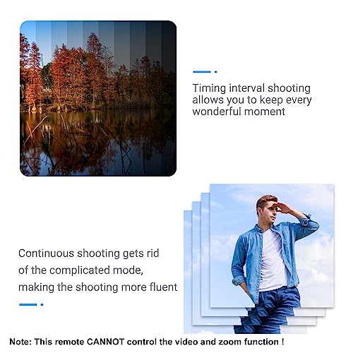 Image of JJC Intervalometer Timer Remote Shutter Release Time Laspe for Panasonic ZS99 /TZ99 S9 and G100D Cameras, for Long-Exposure Timer Shooting Photography