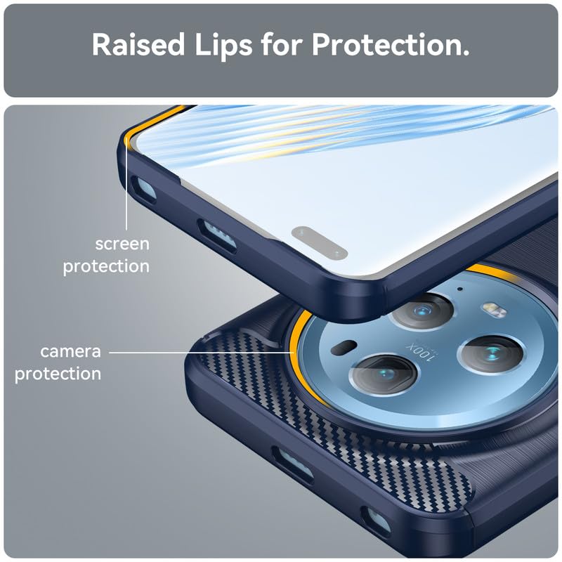 Image of Basic Case for Honor Magic5 Pro (Carbon Fibre Blue)