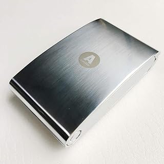 シガレットホルダーポケットシガー灰皿ホルダースタンドアシュトレイ蓋付きオールスチールポータブルアシュトレイ屋外シガレットアッシュトレイ収納ボックス喫煙シガートレイセンドリア,スチールカラー