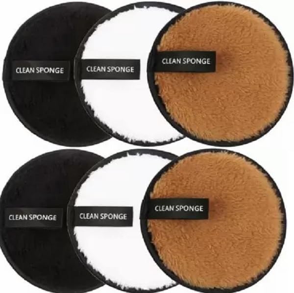 Glamezone Cotton pads for Face CleansingRemoves Heavy Eyeshadow and Makeup Makeup Remover-image-42