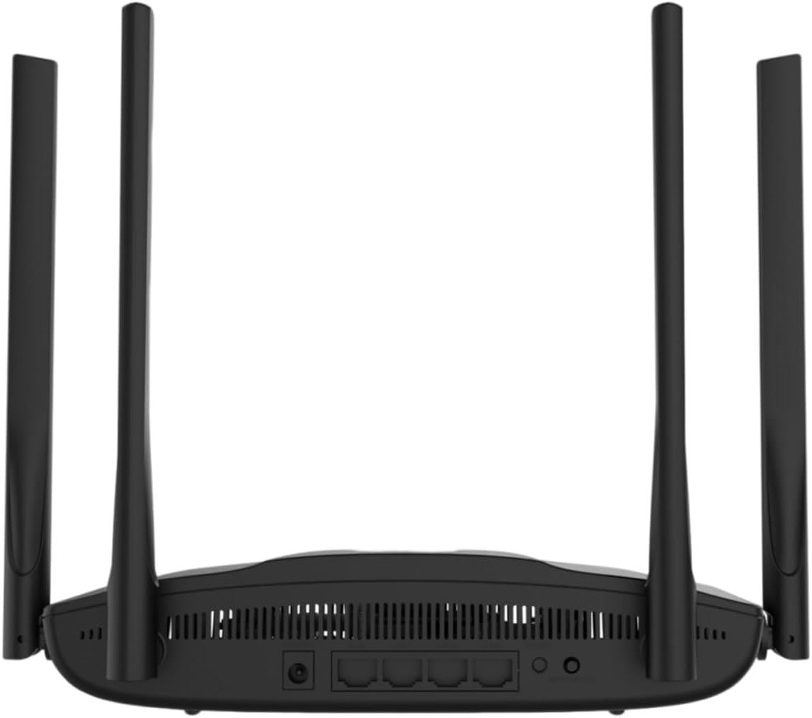 belakang view of the D-Link DIR-825M router showing all ports and buttons