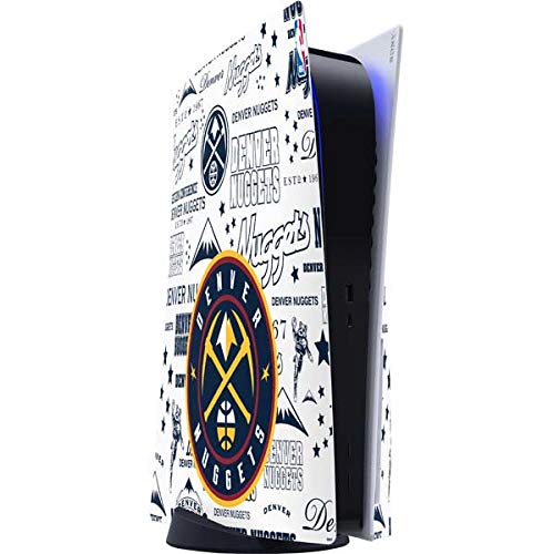 Skinit Decal Gaming Skin Compatible with PS5 Console - Officially Licensed NBA Denver Nuggets Historic Blast Design
