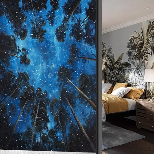 Vinilo adhesivo para ventana estilo bosque moderno miniatura 3