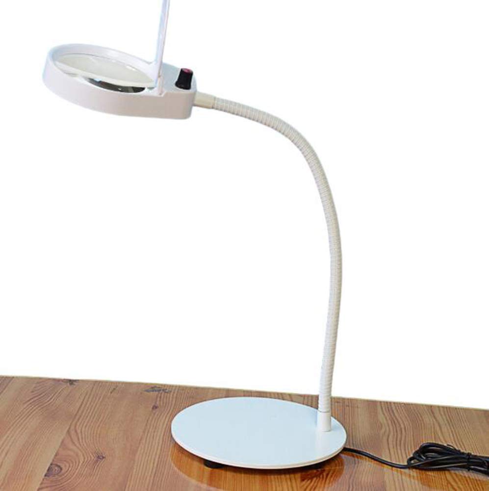 Lupa, 3X, 10X lupa lupa, 2 w 1 26LED lupa biurkowa lampa biurkowa jasne światło powiększające narzędzia naprawcze do czytania, hobby, rzemiosło, stół warsztatowy, diamentowa sztuka The New