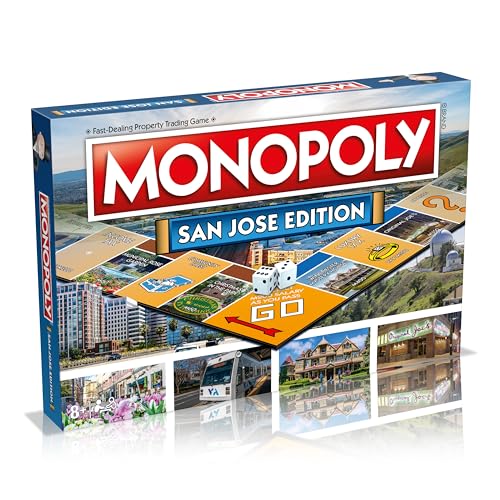 Monopoly San Jose Edition Juego de Mesa Familiar 2-6 jugadores miniatura 1