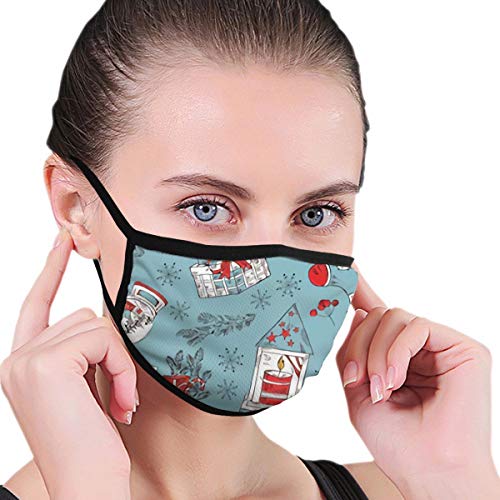 Preisvergleich Produktbild Unisex Anti-Staub Mundmaske Weihnachtsdekoration Stiefel Wiederverwendbare Gesichtsmaske für Kinder Teenager Männer Frauen