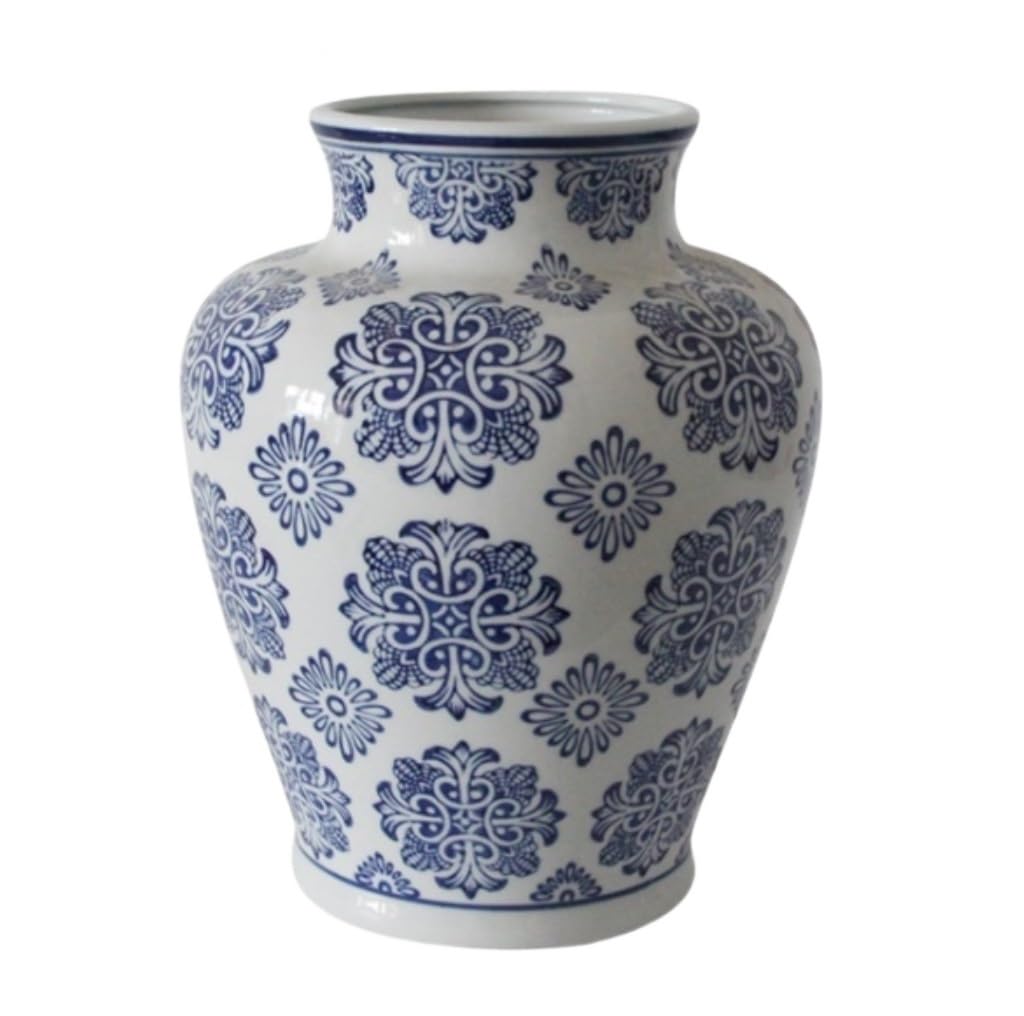 Ginger Jar Decorative Ginger Jars Ancient Chinese Porcelain Ceramic Temple Jar With Sealed Lids Home Kitchen Dining Decorative Storage(A)