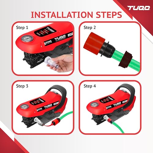 Image of TUQO Universal 3 /4 inch Inlet Water Filter Set | Heavy-Duty Pressure Washer Connector with Quick Coupler | Suitable for TUQO, Bosch, Karcher, JPT, Starq & More | Durable, Leak-Proof | WF60 /SPA22