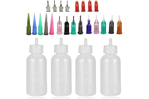 Xmasir Jagua Henna Applicator Bottles Kit for Body Paint