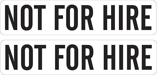 Miniatura 1 de (par) NO para ALQUILER Pegatinas/Calcomanías 2 "X9" Negro sobre fondo blanco P840