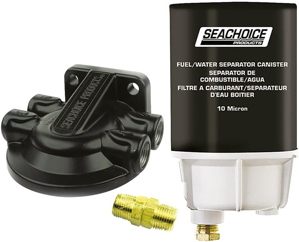 SeaChoice 21421; Fuel Filter Kit With Metal Bowl Made by SeaChoice