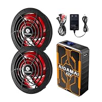 Amazon.co.jp: [elemai] 48V/42V/28V超高出力 ファンバッテリー セット