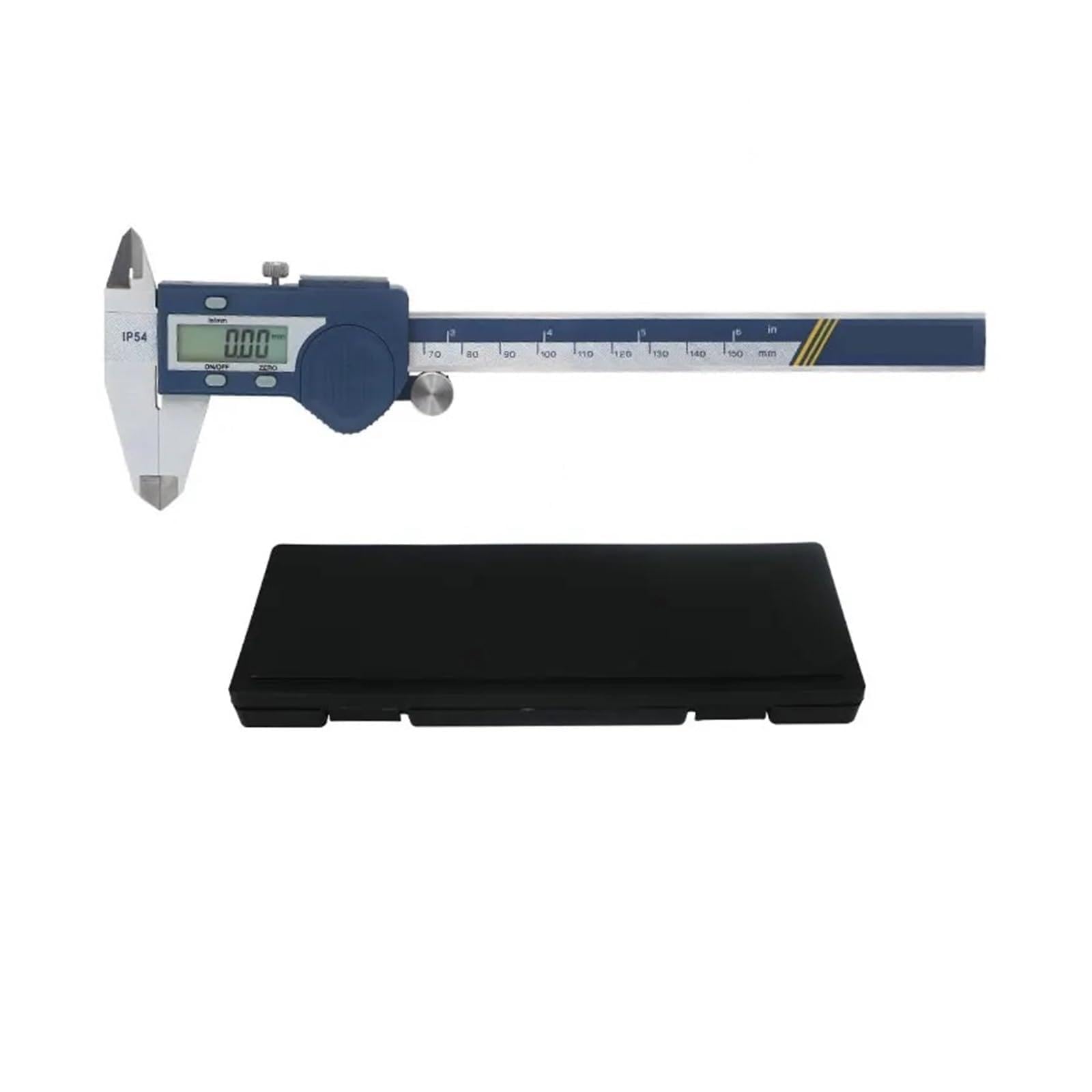 Gqnblvhzupdm 0-150Mm Micrometer Hardened Stainless Steel Digital Caliper Vernier Calipers Micrometer Electronic Measuring Tool(0-150Mm)