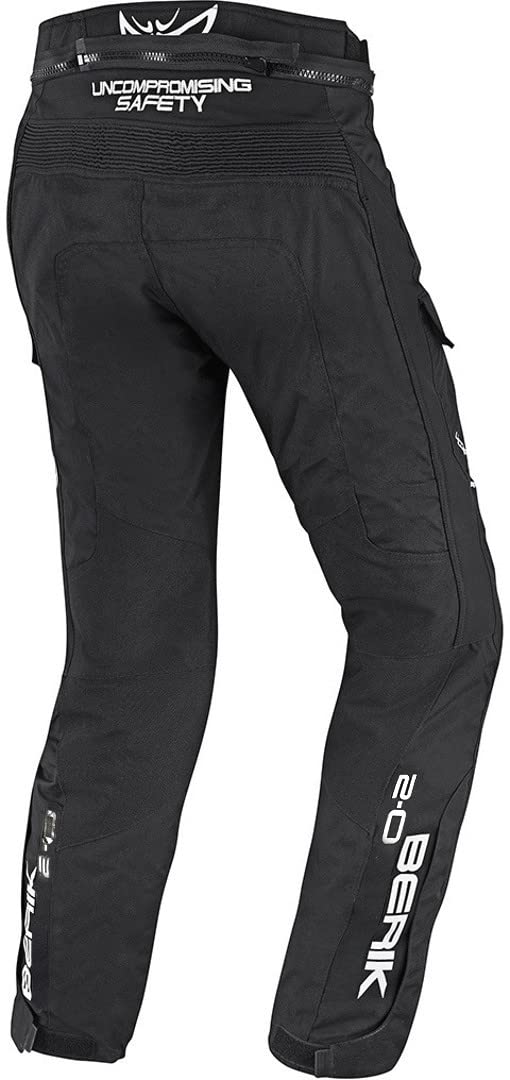 Berik Cargo wasserdichte Motorrad Textilhose, schwarz, 58