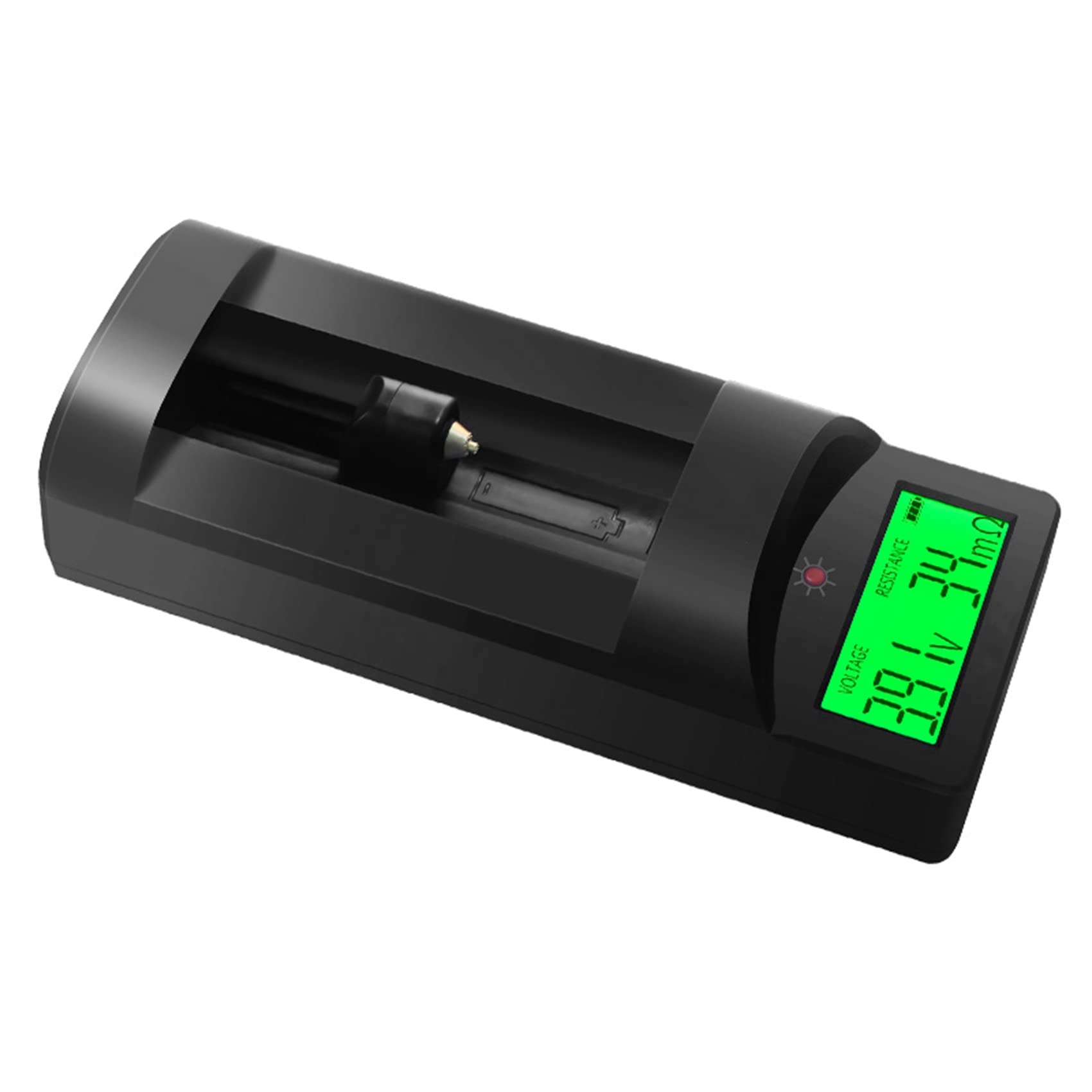 Detección interna del AA de la batería de litio del probador 0-999MΩ universal 18650 del voltaje de la batería de la pantalla digital