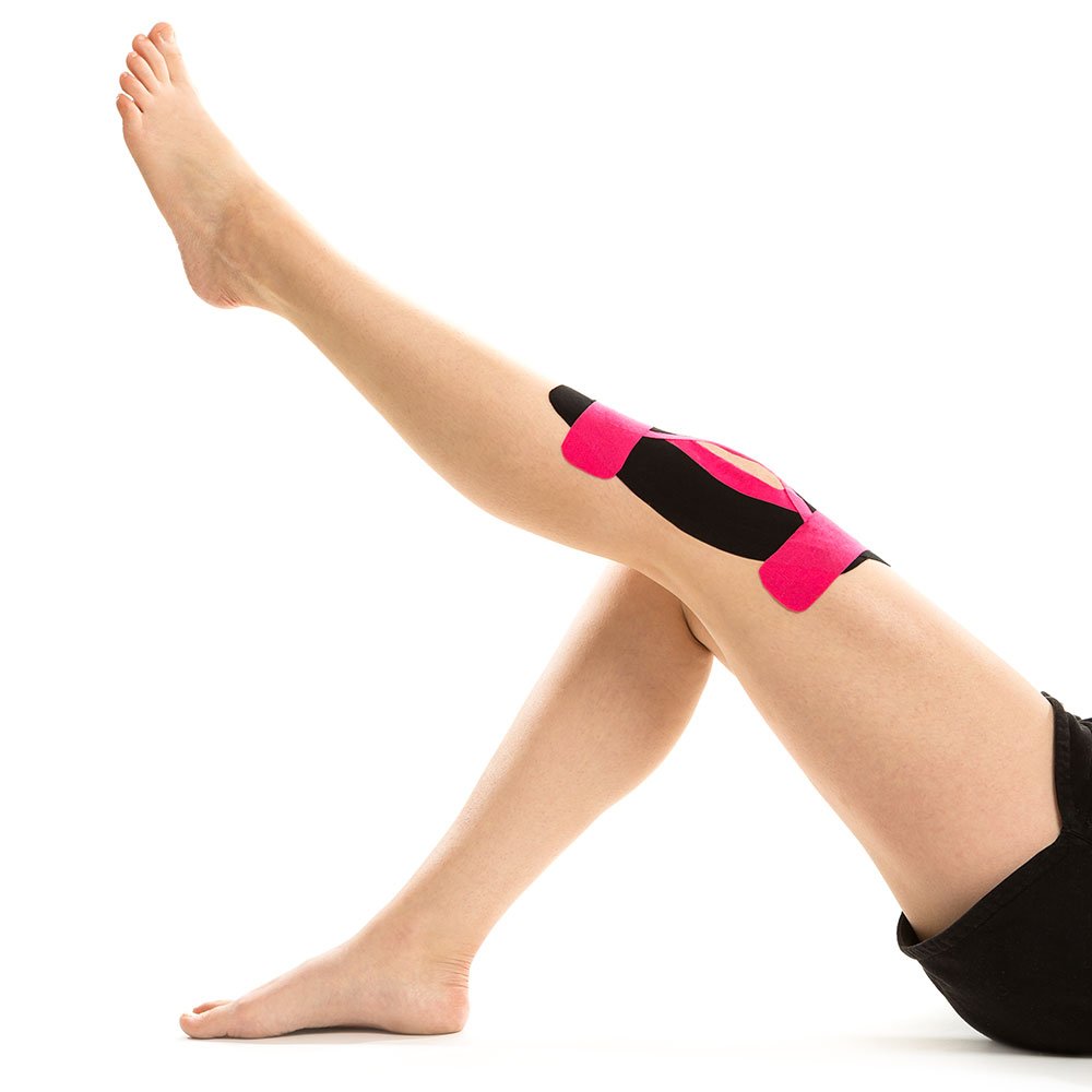 SL Star Kinésiologie Tape 6 Set avec ciseaux – Sport Tape rouleaux 5 cm de largeur et 550 cm de long – Pansements Tapes