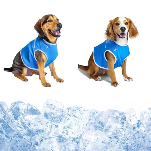 犬用 冷却ベスト ひんやり タンクトップ お散歩 熱中症対策 暑さ対策 冷感 ベスト 夏 涼しいクール シャツ お出かけ 訓練 ペット服 犬服 夏服 小中型犬用 猫用 XS (グリーン, M)
