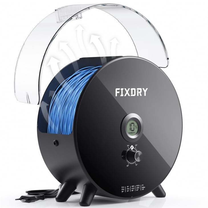 Amazon.co.jp: FIXDRY NT1 フィラメント乾燥機ボックス ファン付き 3D