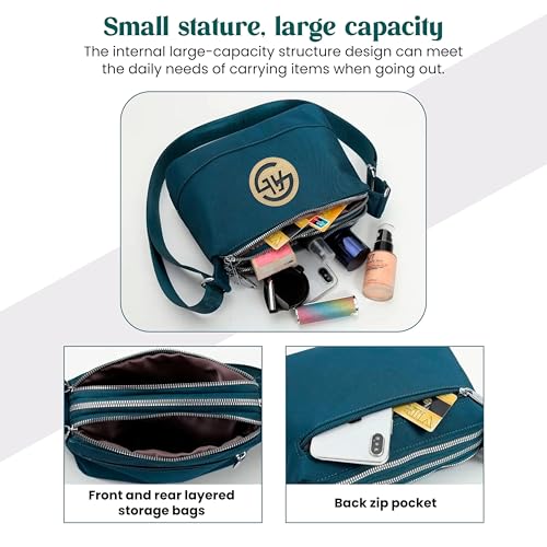 Image of Storite Drawstring Large Crossbody Shoulder Bag Casual Sports Bag Outdoor Fitness Swimming Pool Hiking Beach Gym Bag For Women, (Lavender Purple- 31x 25x 12 Cm)
