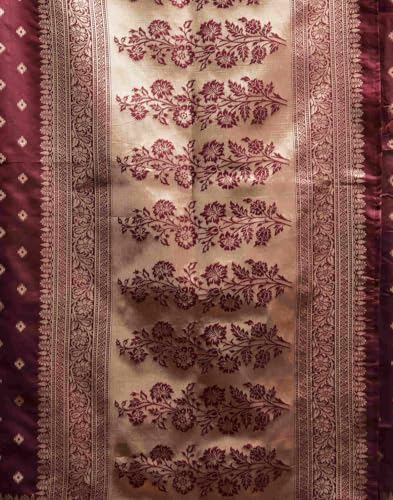 Image of C J Enterprise Women's Banarasi Saree Pure Kanjivaram Style Silk Saree With Blouse Piece for Wedding (Pari-160)