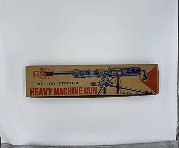 Amazon | アンティークおもちゃ 野村トーイ ヘビィマシンガン ブリキ