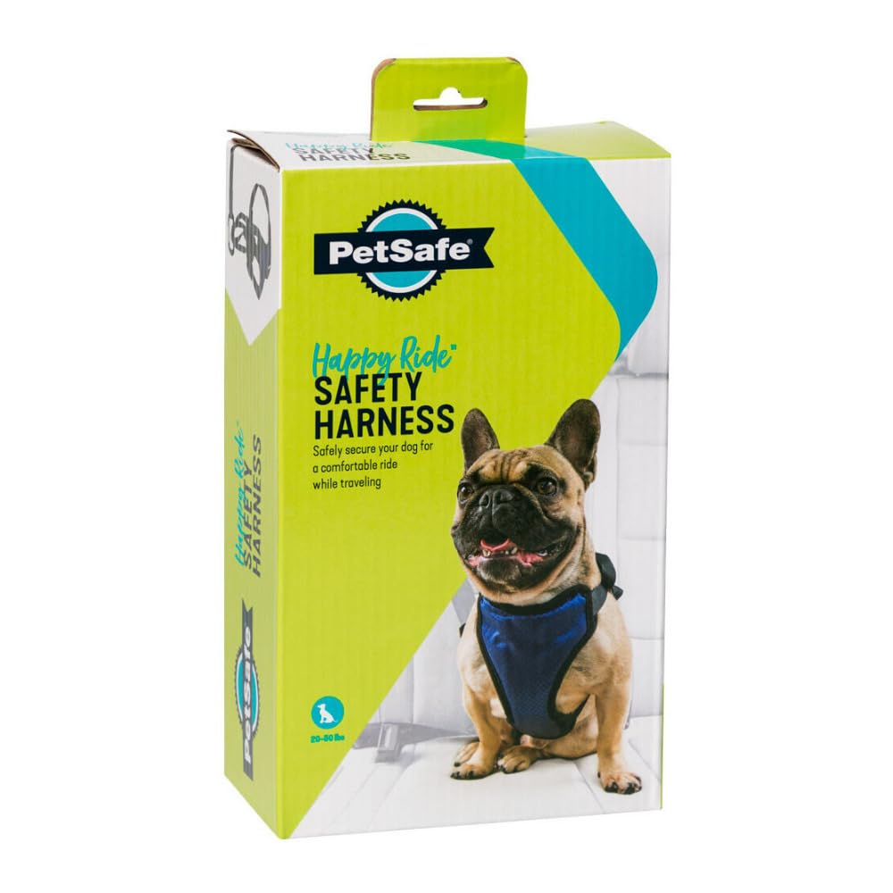 PetSafe Happy Ride Dog Safety Harness for Cars - Dog Car Harness Includes Seat Belt Tether - Keeps Pets Restrained - Breathable Mesh, Adjustable Straps - Dog Travel Accessories for Car - Medium - image 2