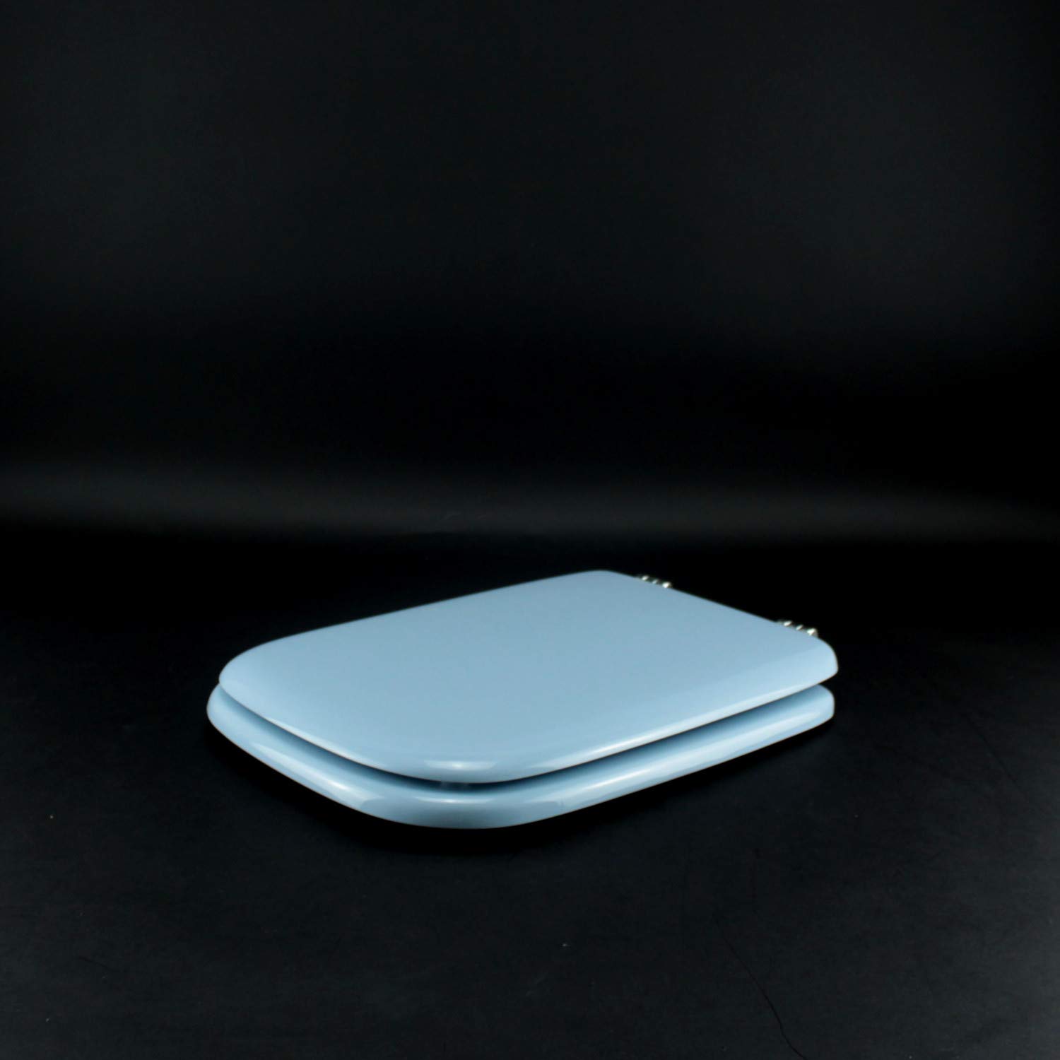 Copriwater Ideal Standard CONCA AZZURRO SUSSURRATO Cerniera Cromo-Sedile-Asse Wc