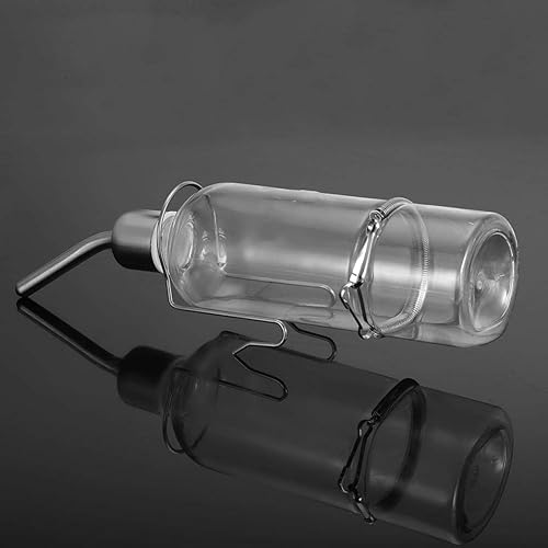 Miniatura 6 de Comedero de agua de loro, sin goteo, botella de agua para animales pequeños, botella de agua colgante para pájaros, animales pequeños, hámster,