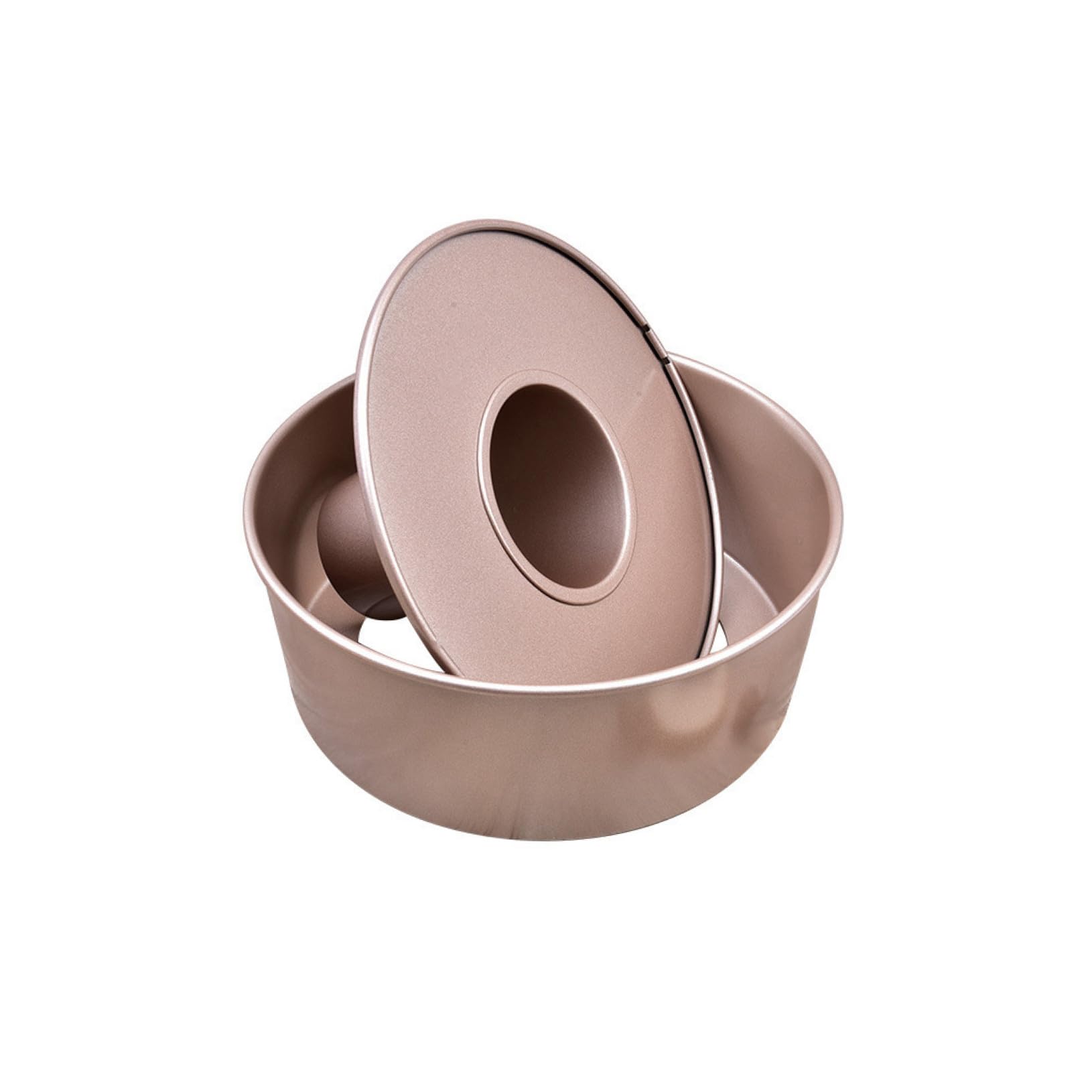 INOOMP Stampo per Budino Antiaderente in Acciaio al Carbonio 21x21x10 Cm Fondo Estraibile, Teglia per Cheesecake e Dolci, Facile da Sformare e Pulire, per Forno e Pasticceria Casalinga