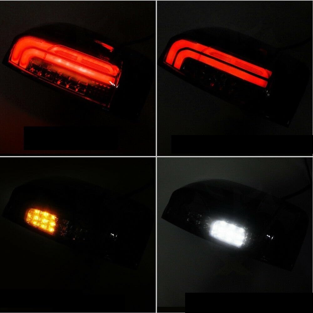 BOYDREAM Piloto Trasero Coche 1 par para Nissan para Navara NP300 D23 2015-2019 luz trasera de freno conjunto de luz trasera de automóvil
