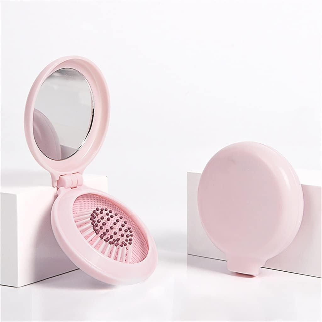 Clamshell Folding Girl Airbag Comb Mini Portable Hairdressing Makeup Use image 3