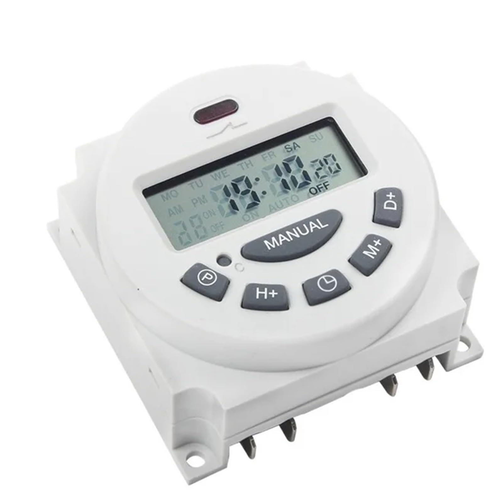 L701 AC 220V-250V 12V 110V 24V 16A Digital Timer controller 7 Days Weekly Programmable Timer Switch Minutes Counter(220V)