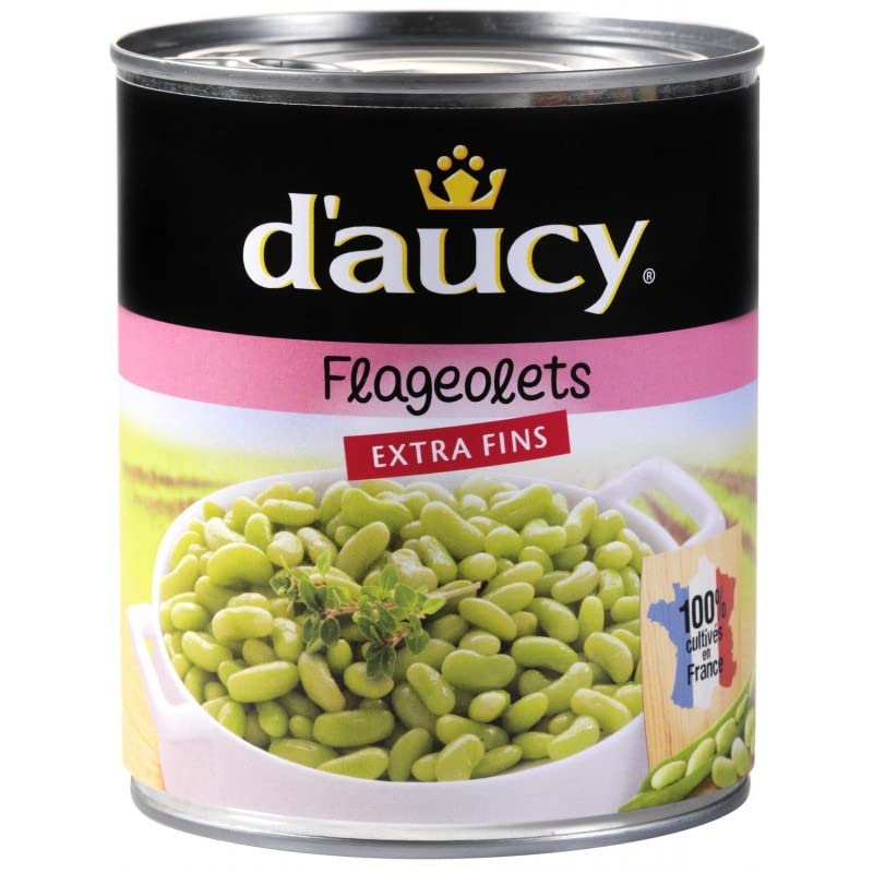 D'AUCY - Flageolets Extra Fins 530G - Lot De 4 - Offre Special