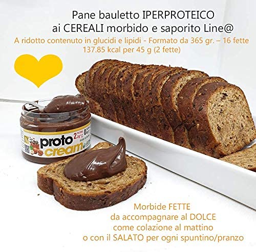 Eiwitbrood met granen Line@diet | hoog in eiwit, laag in koolhydraten, laag in calorieën, suikervrij | voor fase 1 - Image 6