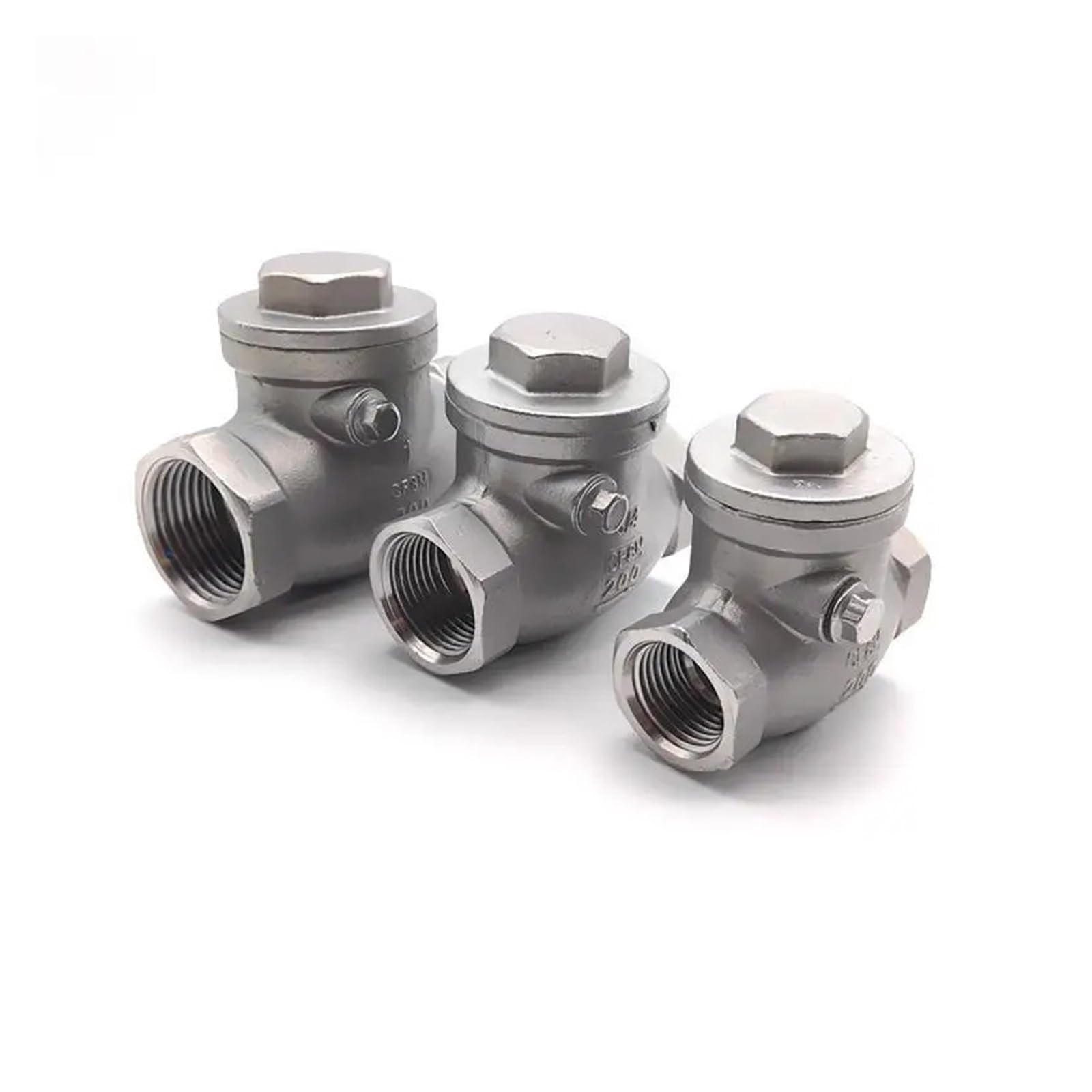 AARTERZZA 1pc 304ss BSP 2" Female Thread Horizontal Check Valve