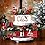 Hotop 3 Set Christmas Table Centerpieces with LED Lights 90 Pcs Artificial Snowy Branches Holly Pine Cone Berry with Wood Box for Farmhouse Holiday Christmas Winter Centerpiece Home Table Decor